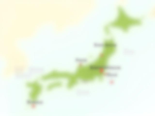 日本の主要な森林保護地域を示す地図。Mori Hanaが支援する地域がハイライトされている。